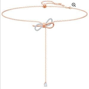 Swarovski lifelong bow necklace